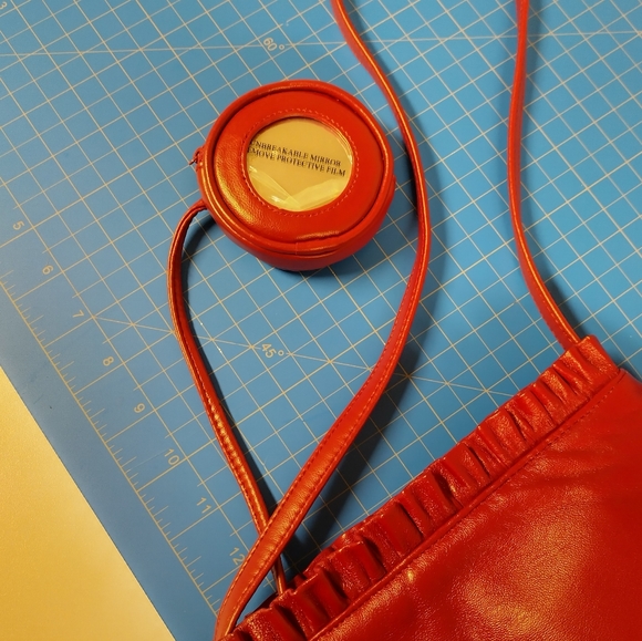 NWOT Coletta Real Leather Red Purse - Picture 8 of 16